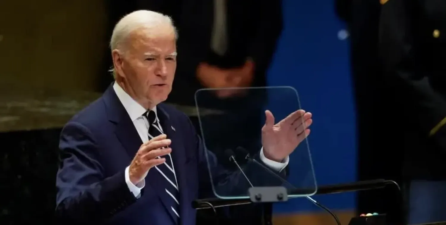 Joe Biden, presidente de Estados Unidos, ante la Asamblea General de la ONU.