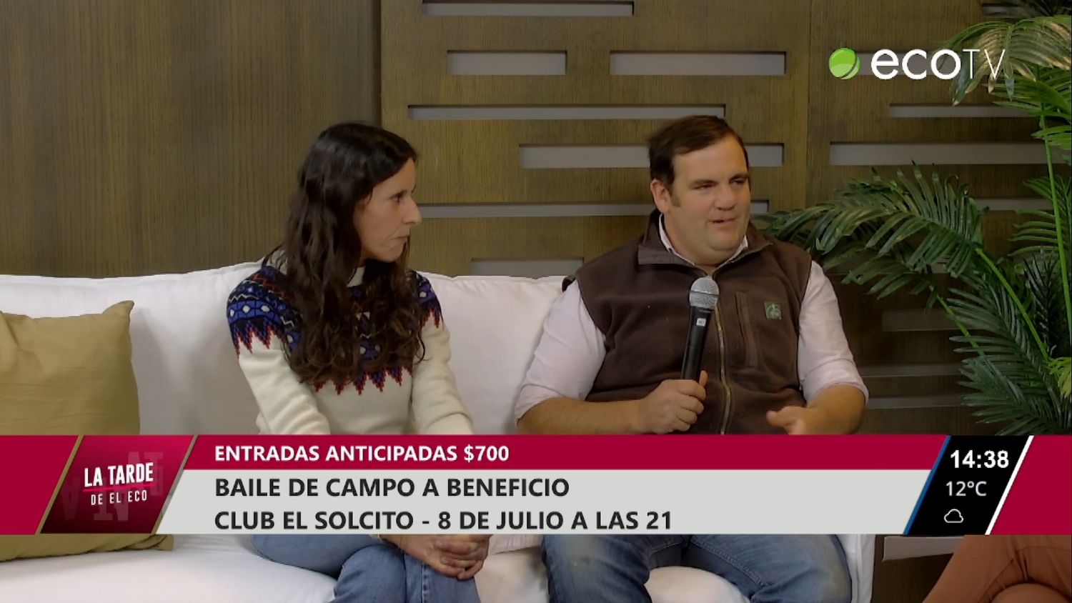 Baile de campo a beneficio en Club el Solcito