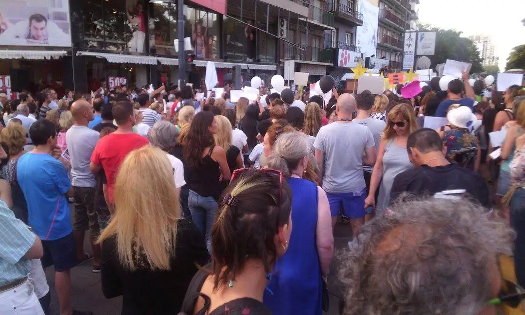 Familiares de la maestra atropellada marcharon en Vicente López