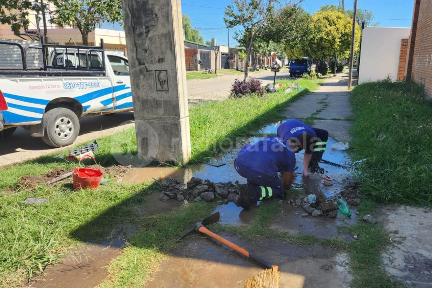 No se salva nadie: robaron los medidores de agua del Jardín de Infantes Olga Cossettini