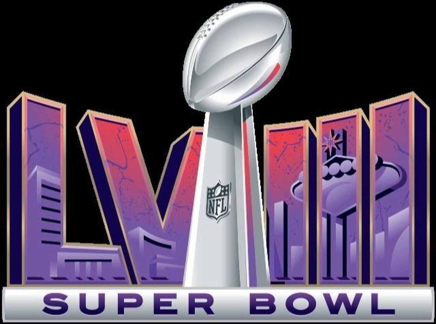 La teoría conspirativa alrededor del logo del Super Bowl LVIII