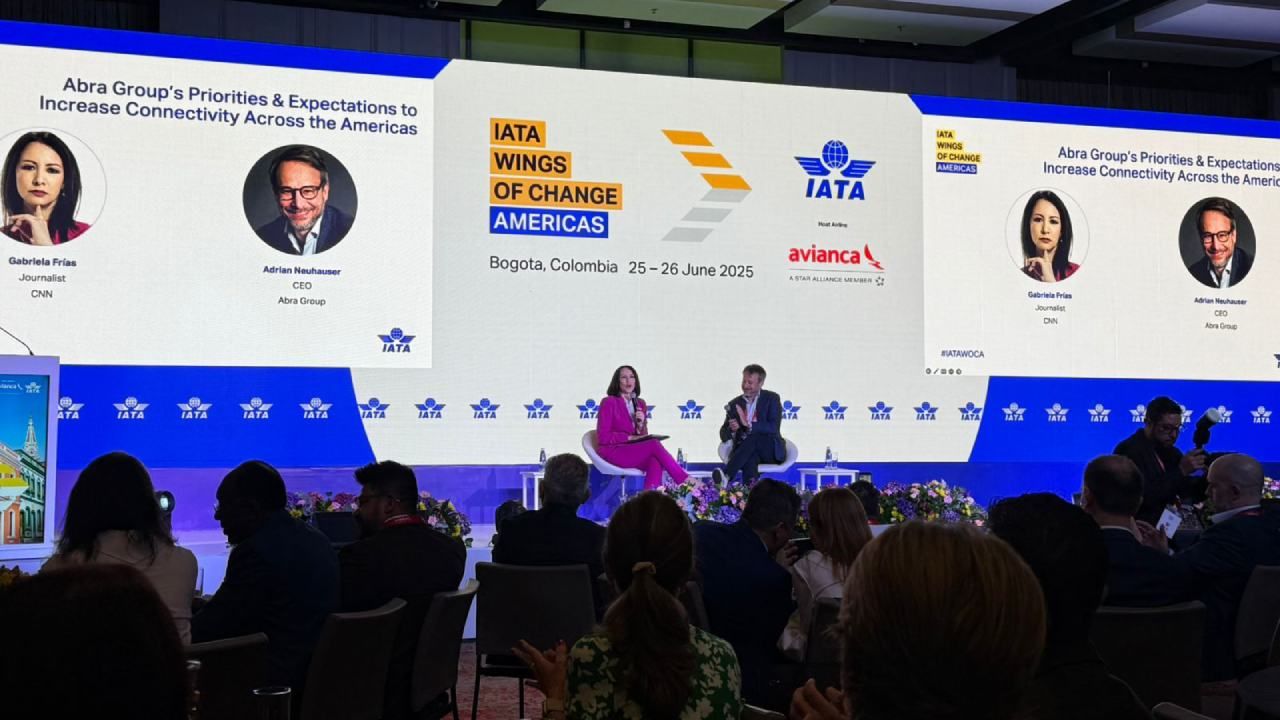Adrián Neuhauser, CEO de Grupo Abra, plantea cooperación internacional ante desafíos de sostenibilidad en la aviación