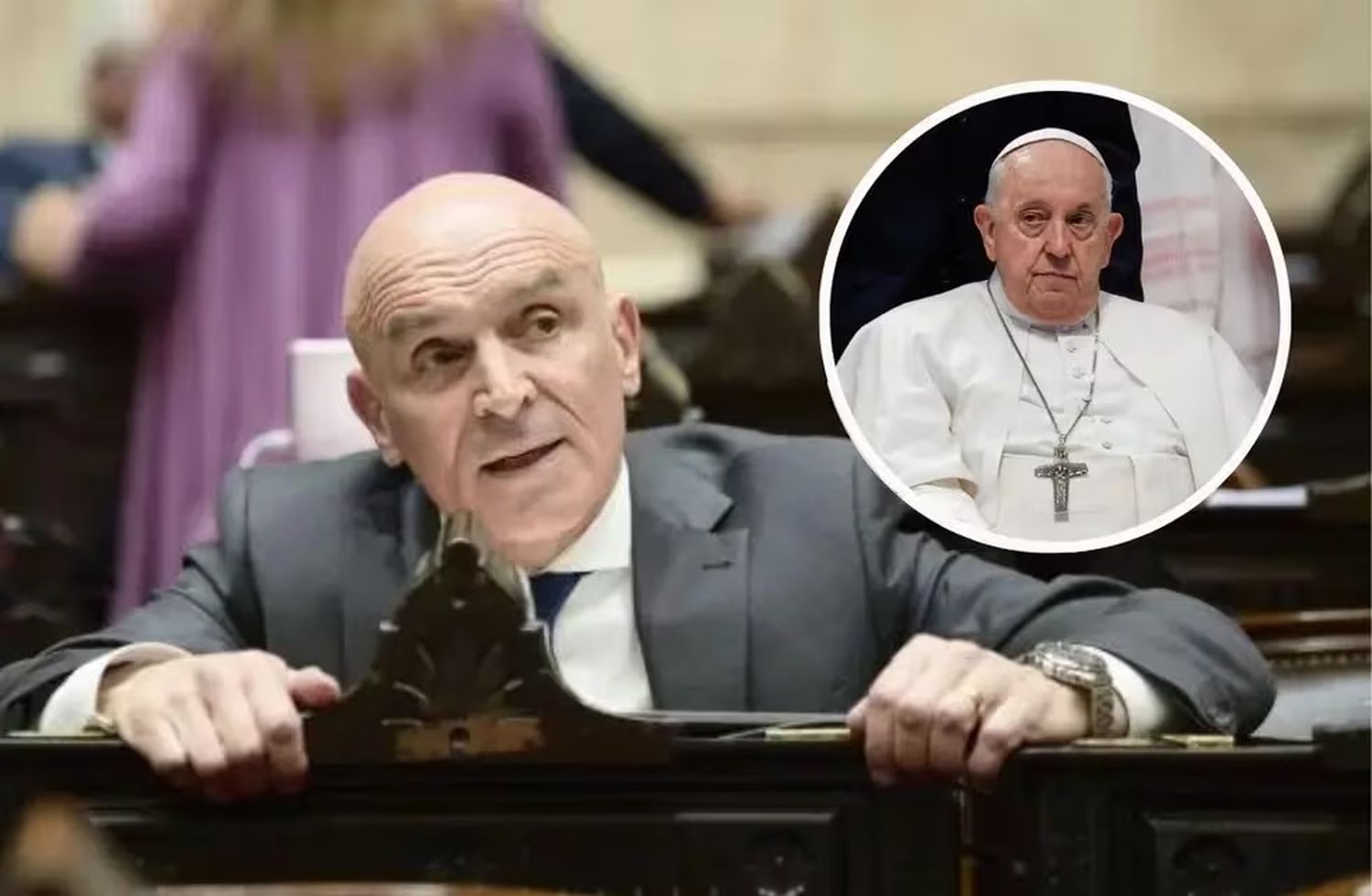 Espert contra el Papa Francisco: "Atender a un delincuente como Grabois o a un mafioso como Moyano no lo puedo entender"