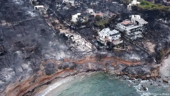 Llega a 88 la cifra de muertos por los incendios en Grecia