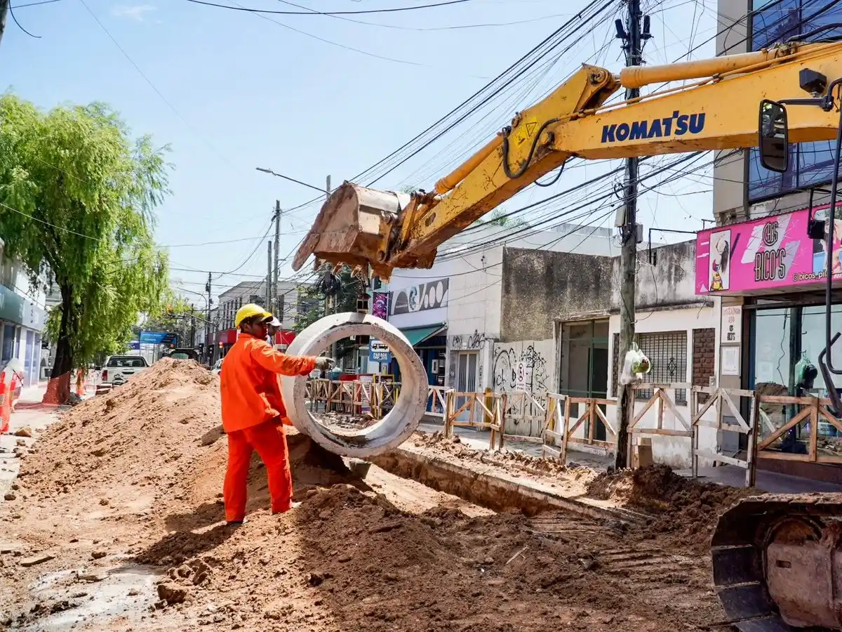 obra hidráulica de Pilar centro