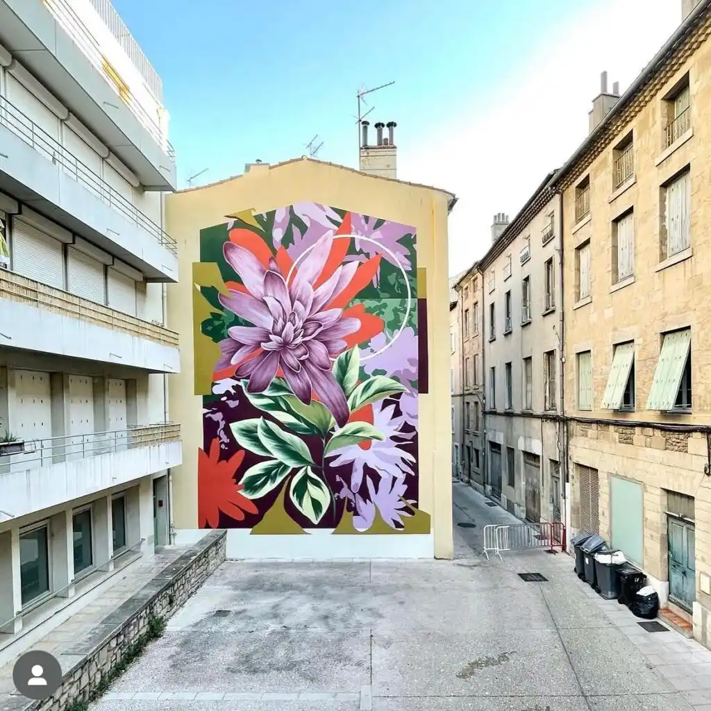 El mural Flower of Future de Cíclope quedó entre los 10 mejores del mundo