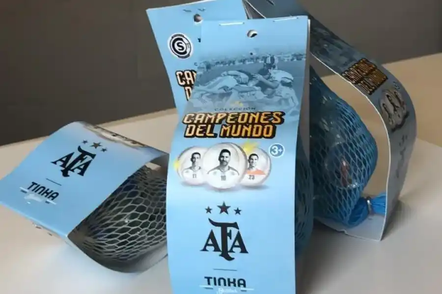 La fábrica de bolitas santafesina Tinka se asoció oficialmente con AFA ofreciendo sus productos de la Selección