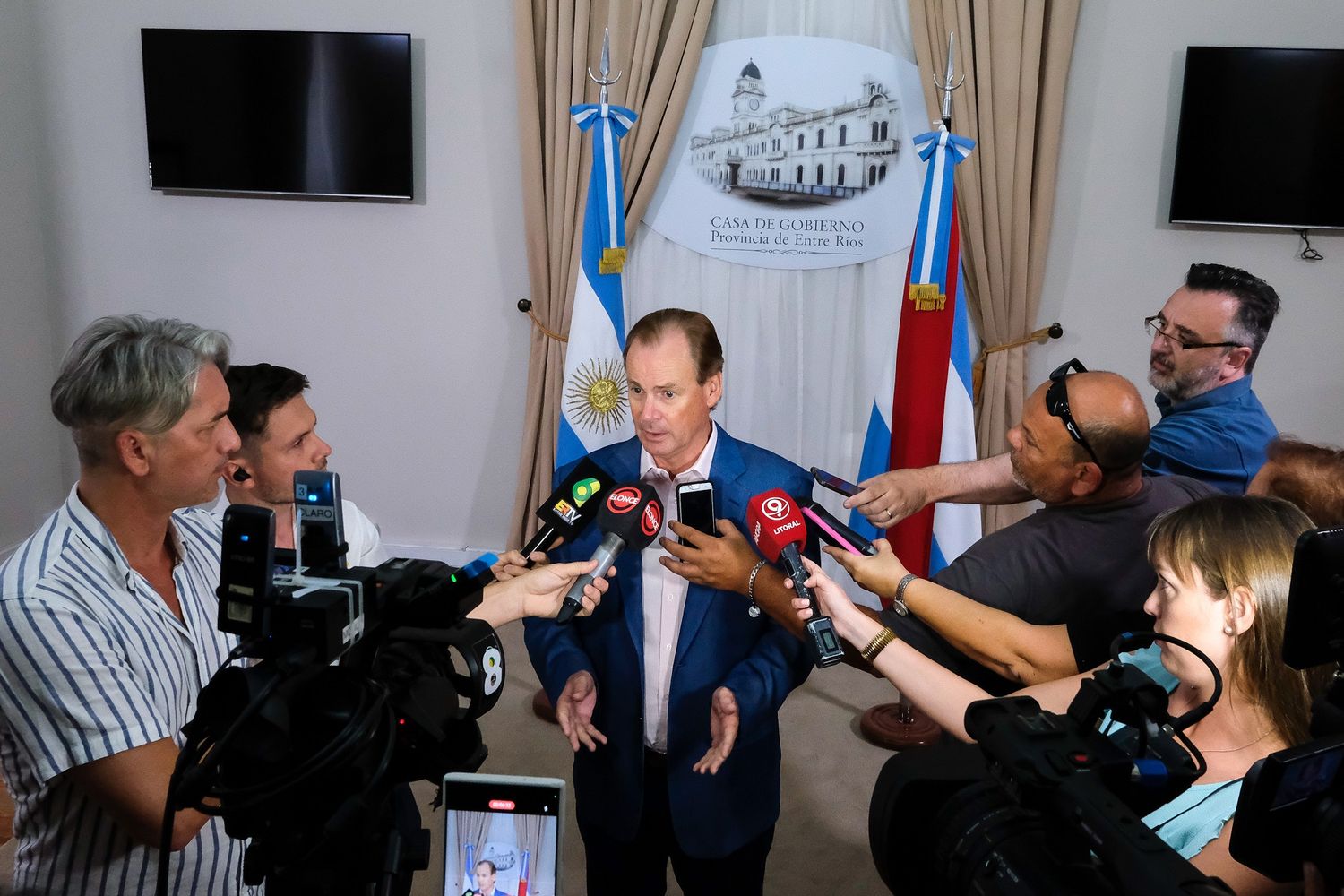 Bordet adelantó que representará a los entrerrianos “con las convicciones que siempre hemos defendido”