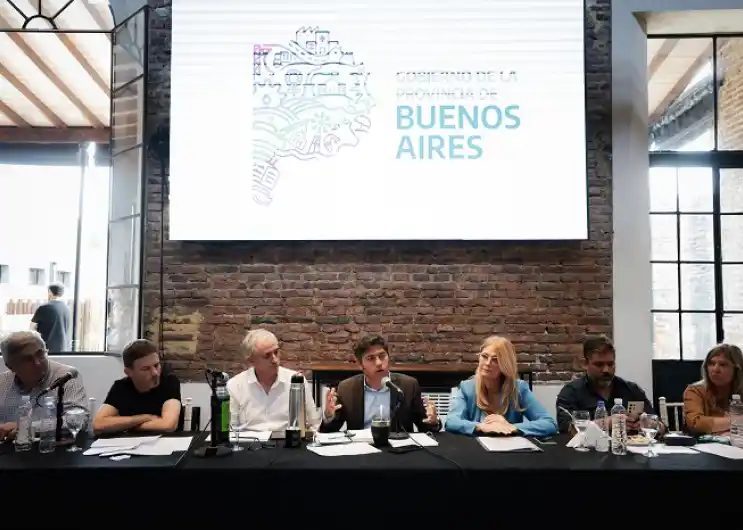 Kicillof se reunió con empresarios en Chascomús para analizar la situación económica