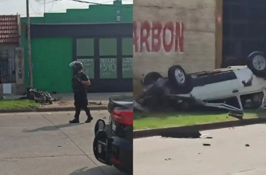 Un hombre murió tras un choque entre un auto y una moto: ninguno tenía autorización para circular