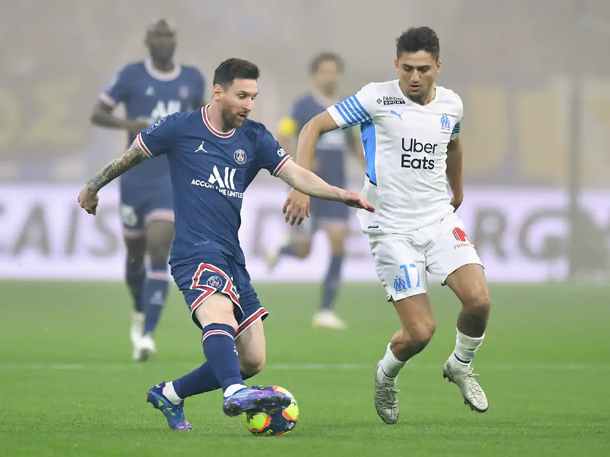 El PSG, con Messi de titular, empató en Marsella