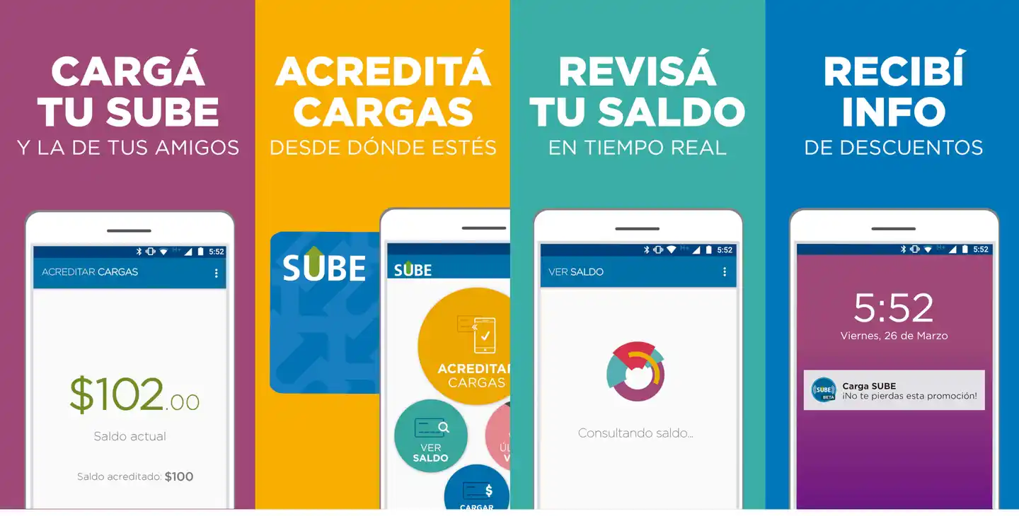 Carga SUBE Beta: La aplicación sumó nuevas funciones