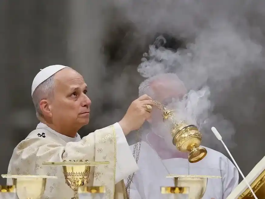 El papa León XIV puso el foco en las víctimas de la guerra durante Navidad. Crédito: Reuters.