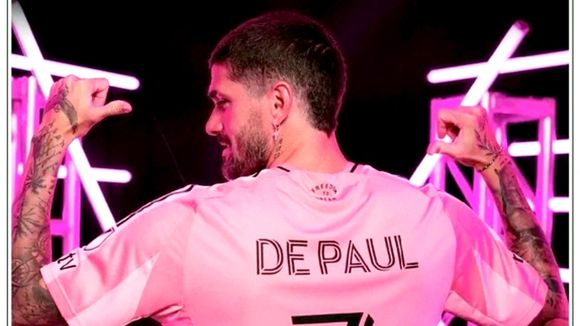 De Paul podría debutar esta noche con Inter Miami en la Leagues Cup