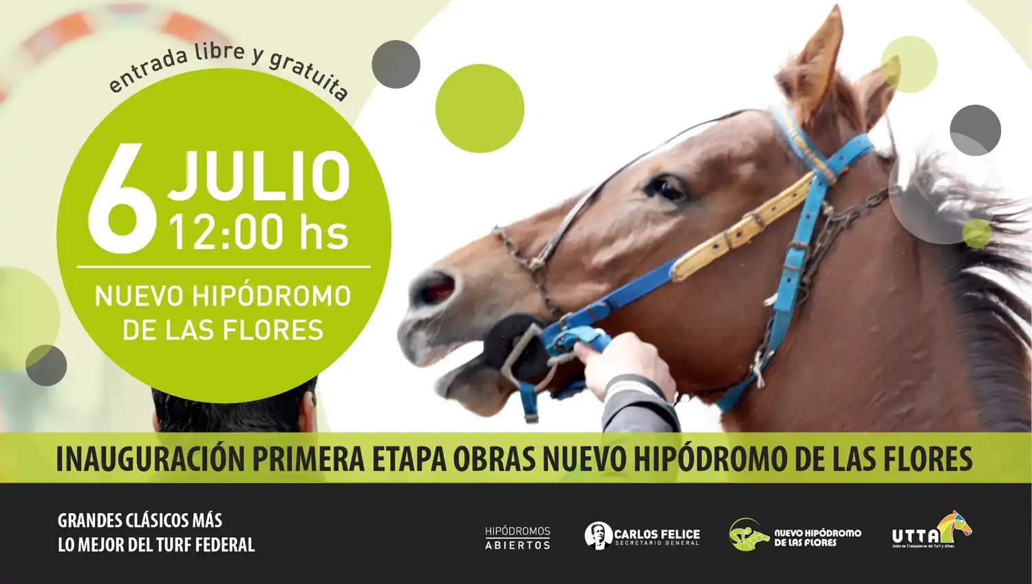 Nuevo Hipódromo de las Flores: El 6 de julio reabre sus puertas al público