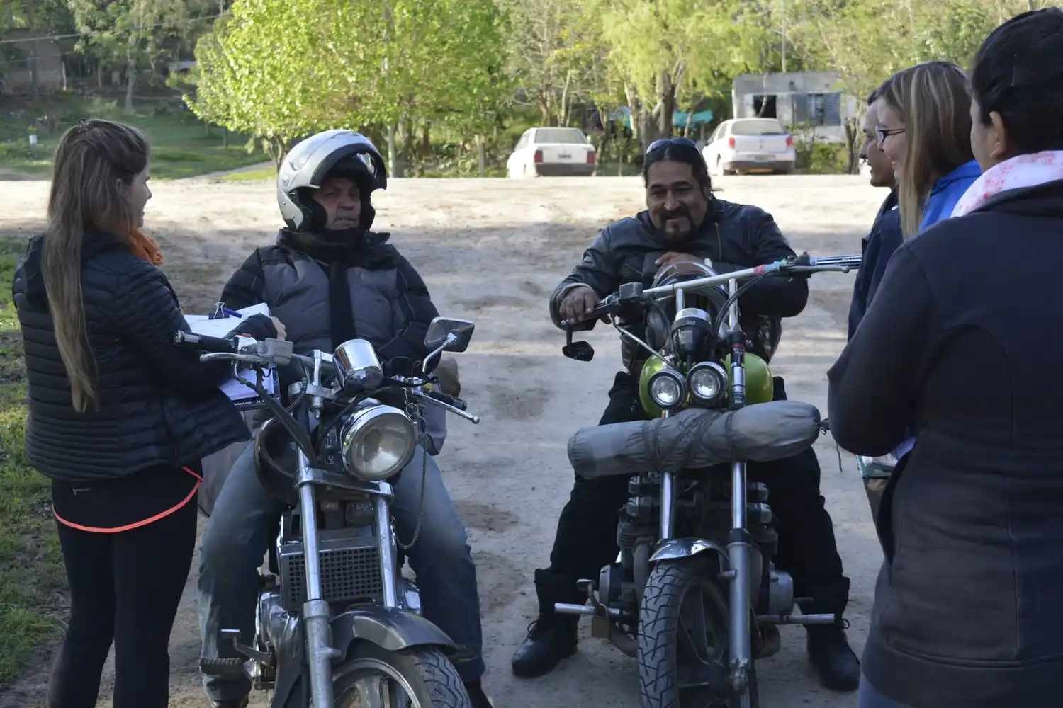 El rugir de las motos se empezó a sentir