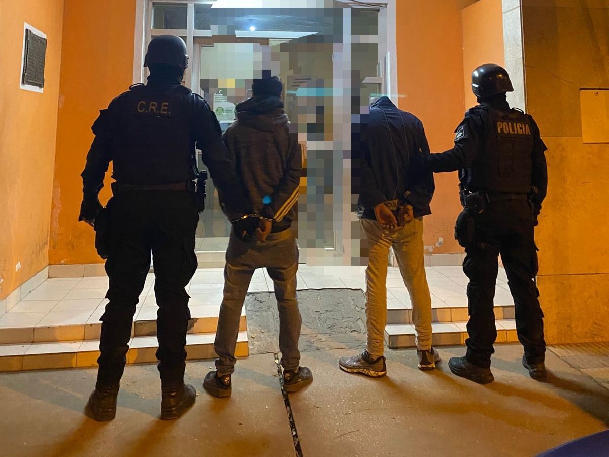 Los detenidos fueron trasladados a sede de la Comisaría 2°.