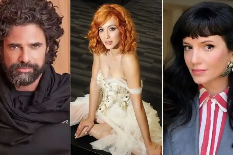 Castro, Flor Vigna  y Sicialiani.