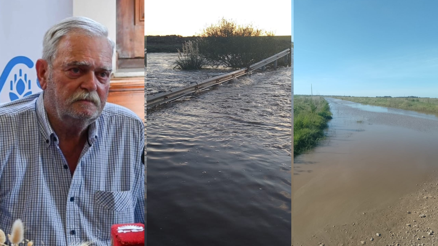 Caminos rurales afectados por las lluvias: informe del Ente Vial