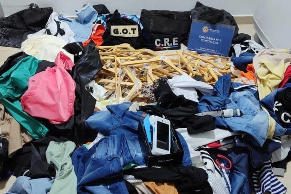Sunchales: detuvieron a cinco jóvenes tras desvalijar una tienda