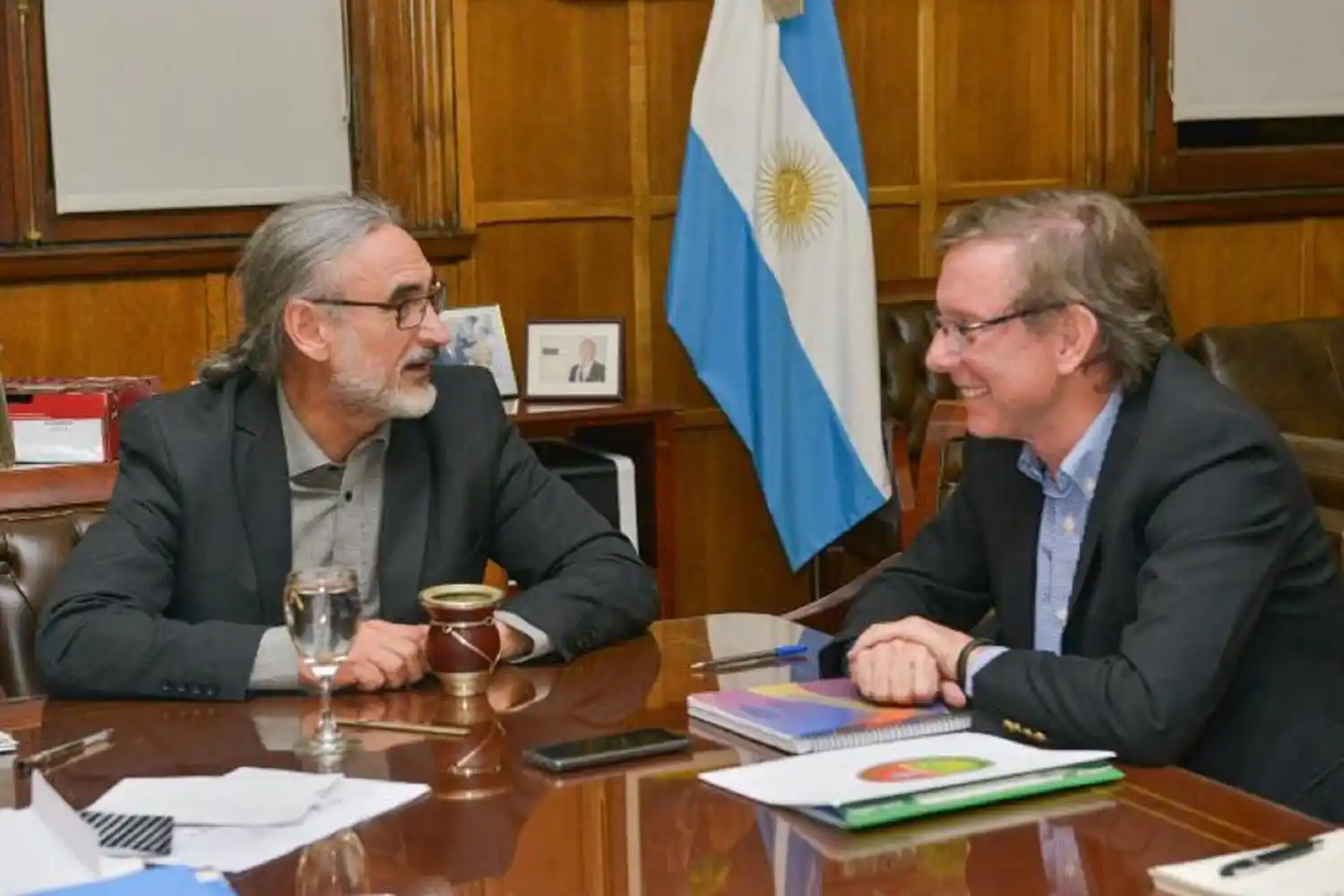 Bahillo se reunió con el ministro de Agricultura: "El empleos es la misión de nuestras gestiones"