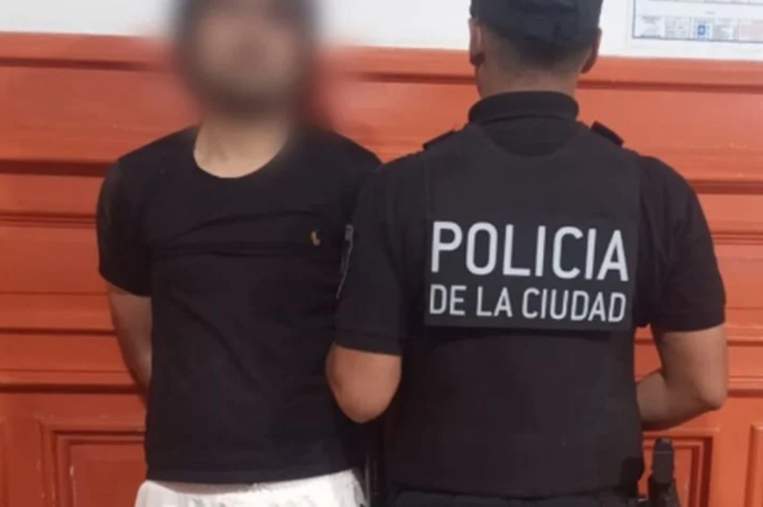 El momento de la detención