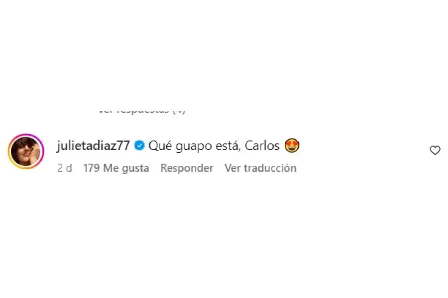 Julieta Díaz en Instagram
