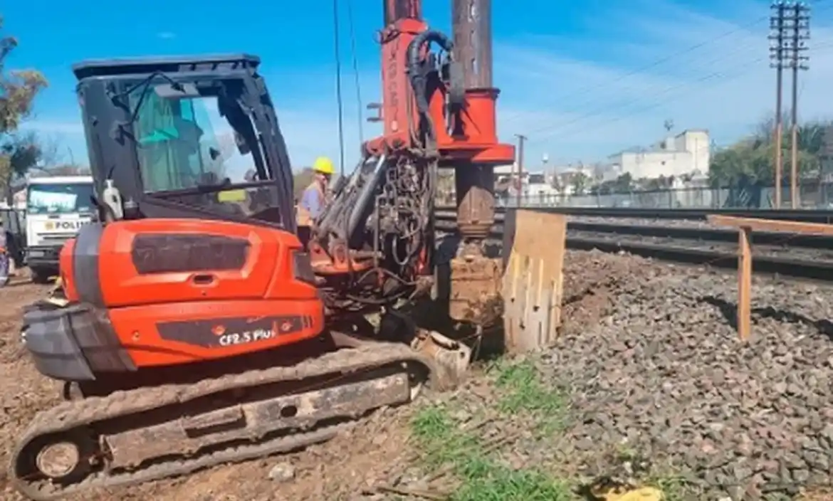 Construyen una nueva estación del Tren San Martín