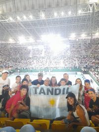 Presencia tandilense en la exhibición entre Nadal y Ruud en Parque Roca