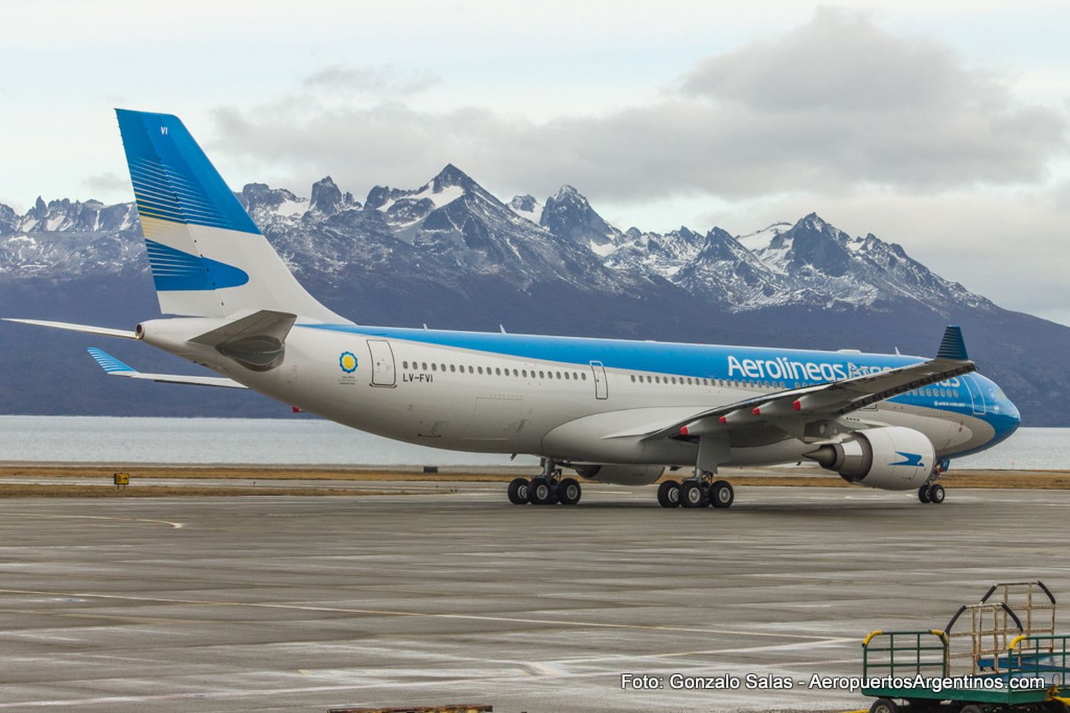 [Fotogalería] Primer vuelo comercial del Airbus A330-200 LV-FVI de Aerolíneas Argentinas