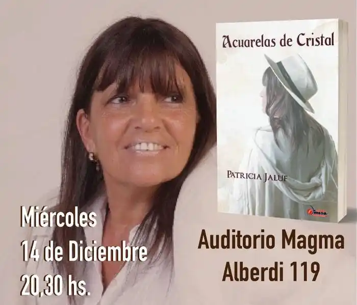 Patricia Jaluf presenta su nuevo libro �SAcuarelas de Cristal⬝