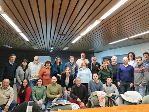 Encuentro con cooperativas en el banco Credicoop