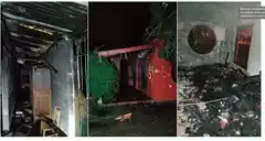 Una vivienda sufrió un incendio generalizado