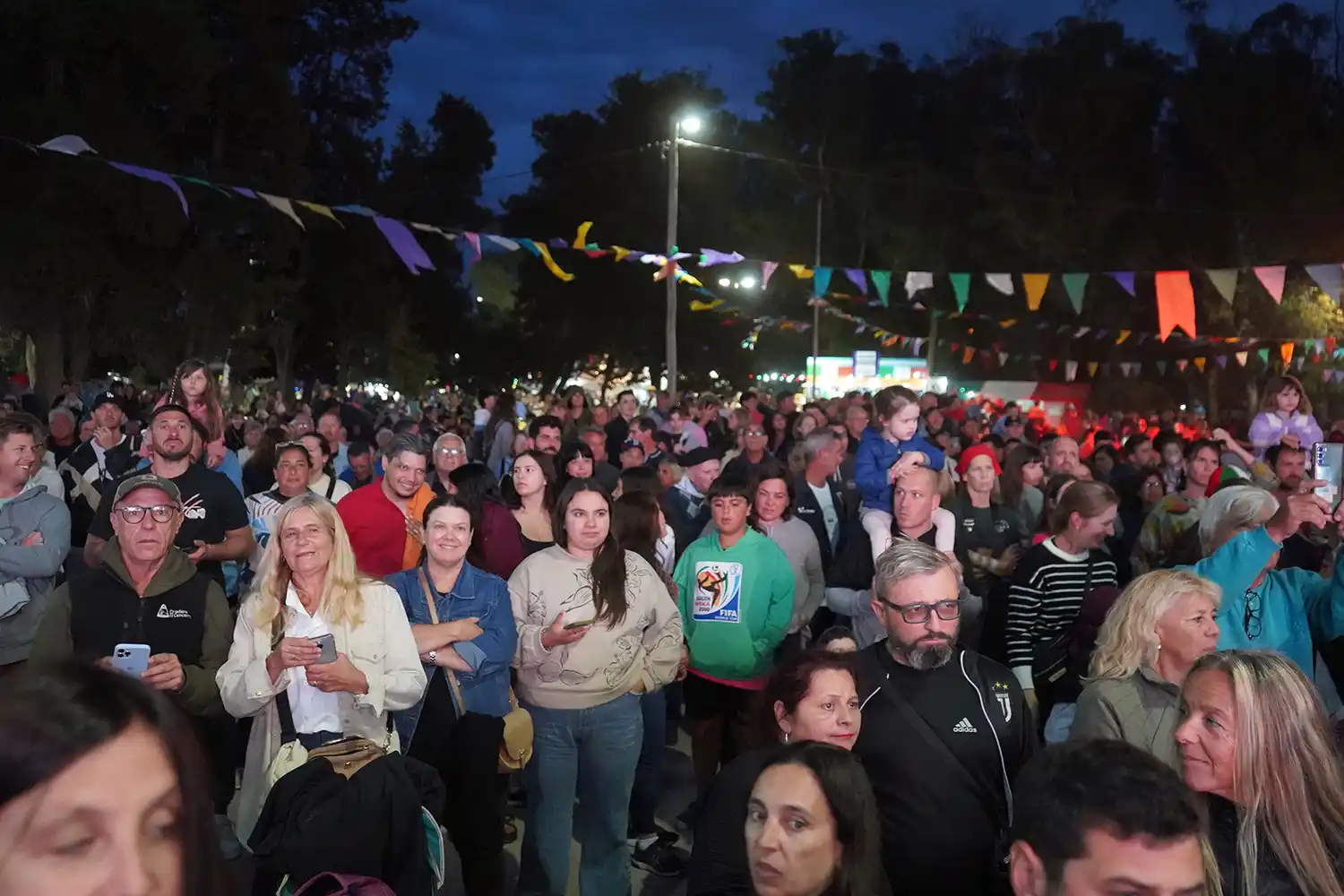 Gran cantidad de público. Acompañó como todos los años la realización de la feria