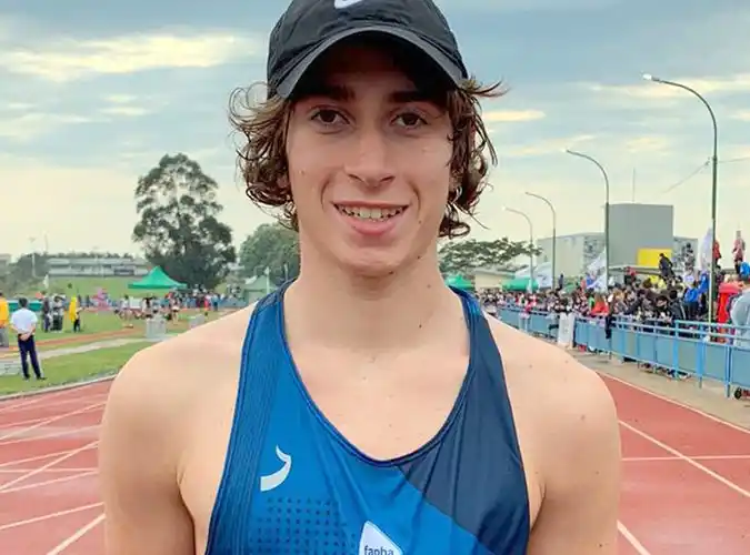 Santino Marchetti, entre los mejores atletas U18 del país