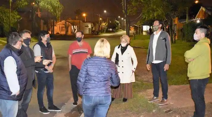 Nueva iluminación en el barrio Juan XXIII a través de Presupuesto Participativo
