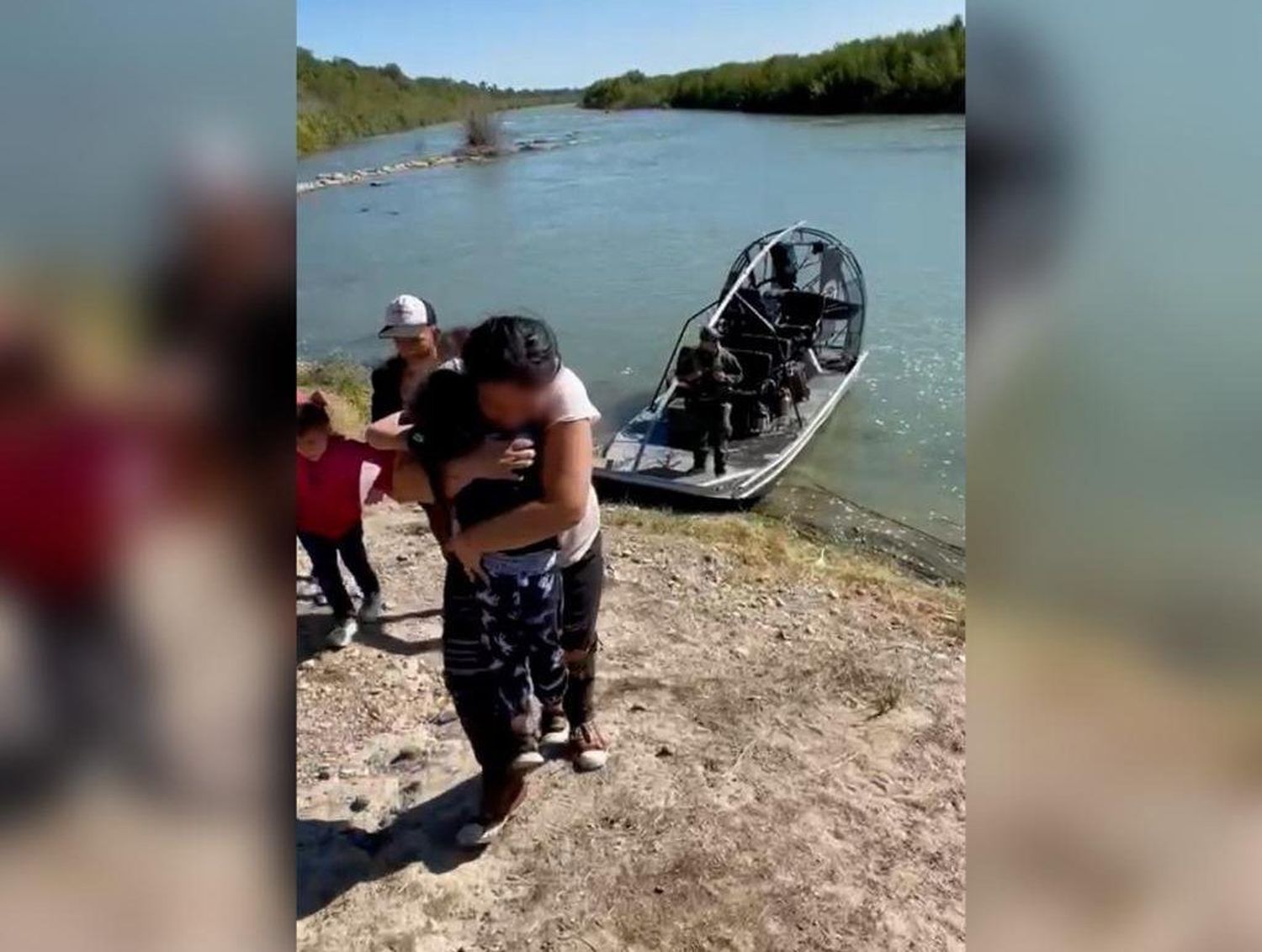 ¡LA RESCATÓ UNA PATRULLA FRONTERIZA! Familia venezolana pierde a su hija en el Río Grande