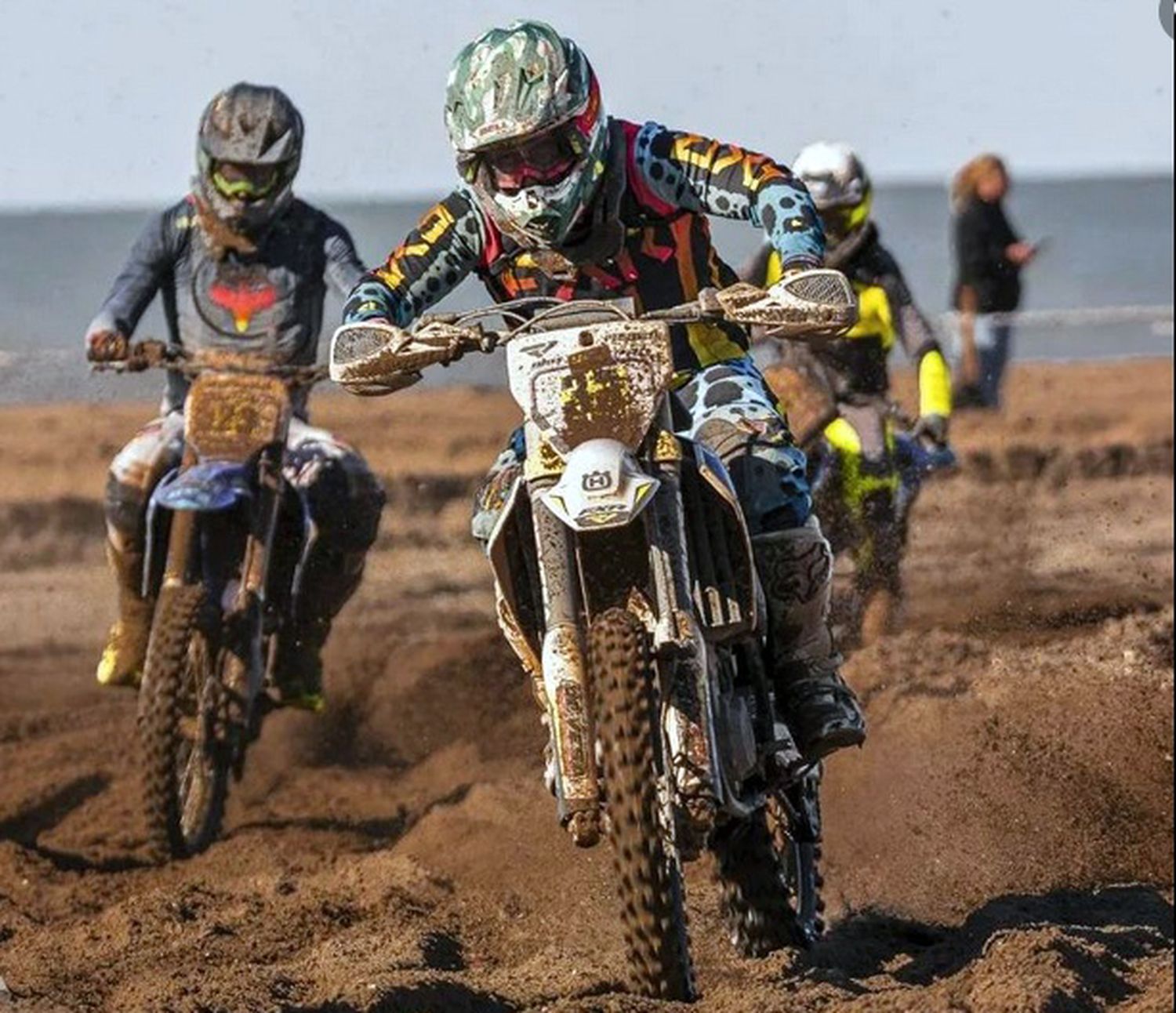 Otro podio. Para el necochense Nahuel Pedersen, en Motos del Arena Series