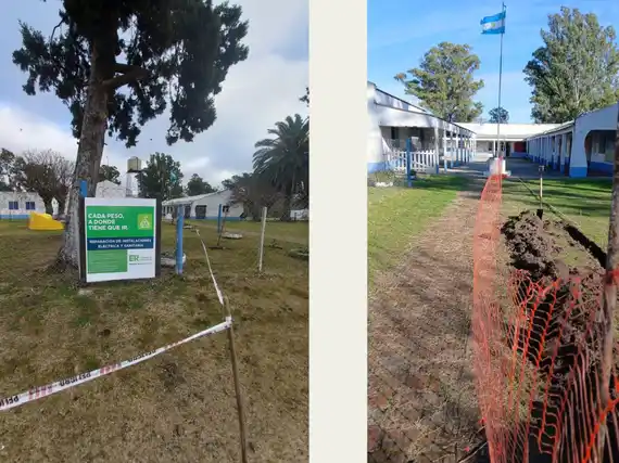 Renuevan las instalaciones eléctricas y sanitarias en dos escuelas rurales de Gualeguay