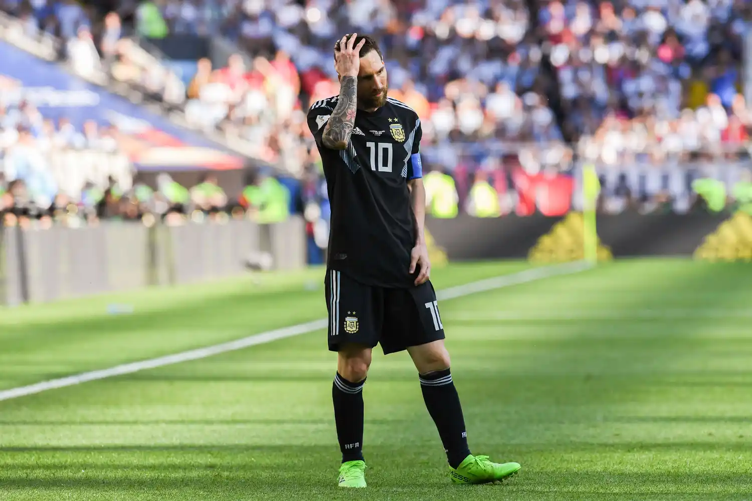 "Me siento el responsable de no haber ganado los tres puntos", asumió Messi