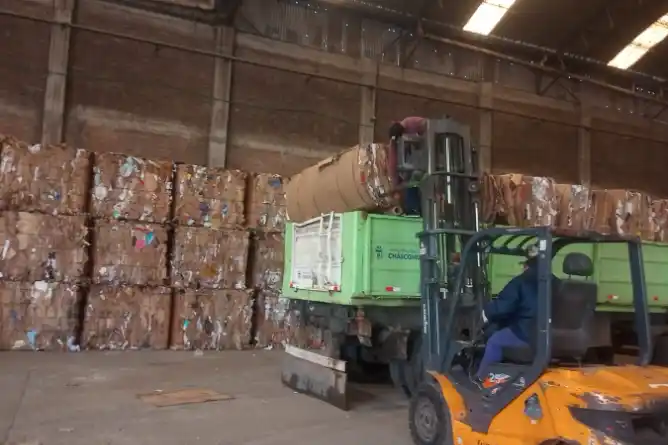 Se realizó un nuevo viaje con materiales reciclables en Chascomús