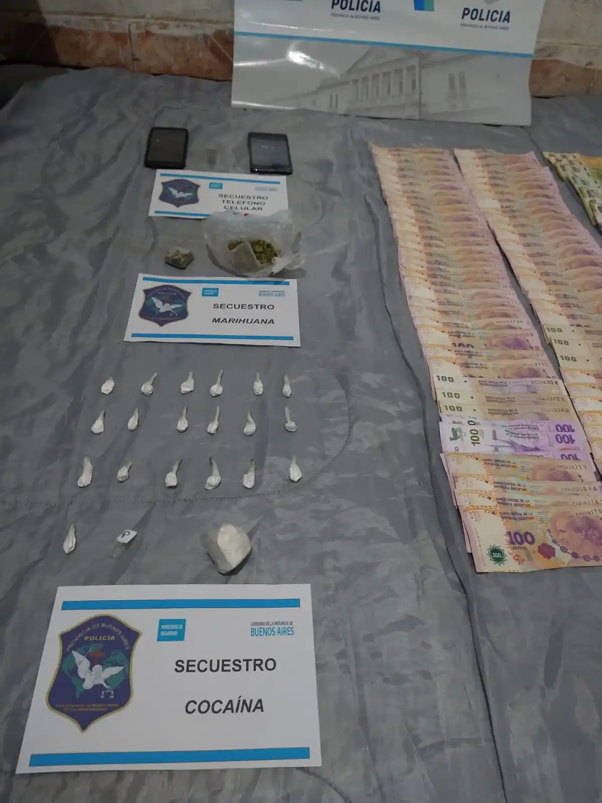 Secuestraron cocaína y detuvieron a una persona luego de un operativo antidroga