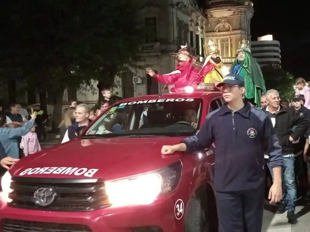 Una imagen de lo que fue el último recorrido de los legendarios personajes en enero de este año