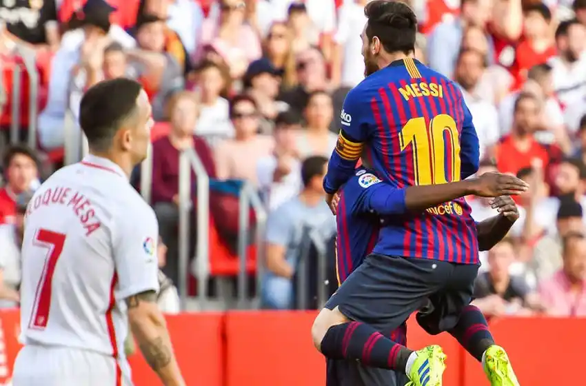 Messi brilló ante el Sevilla y rompió dos récords más