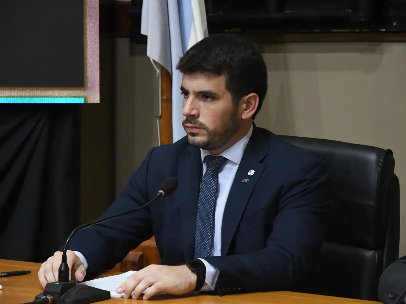 Tras su discurso, unánime aval a Chiarella de empresarios y entidades intermedias. Foto: MVT