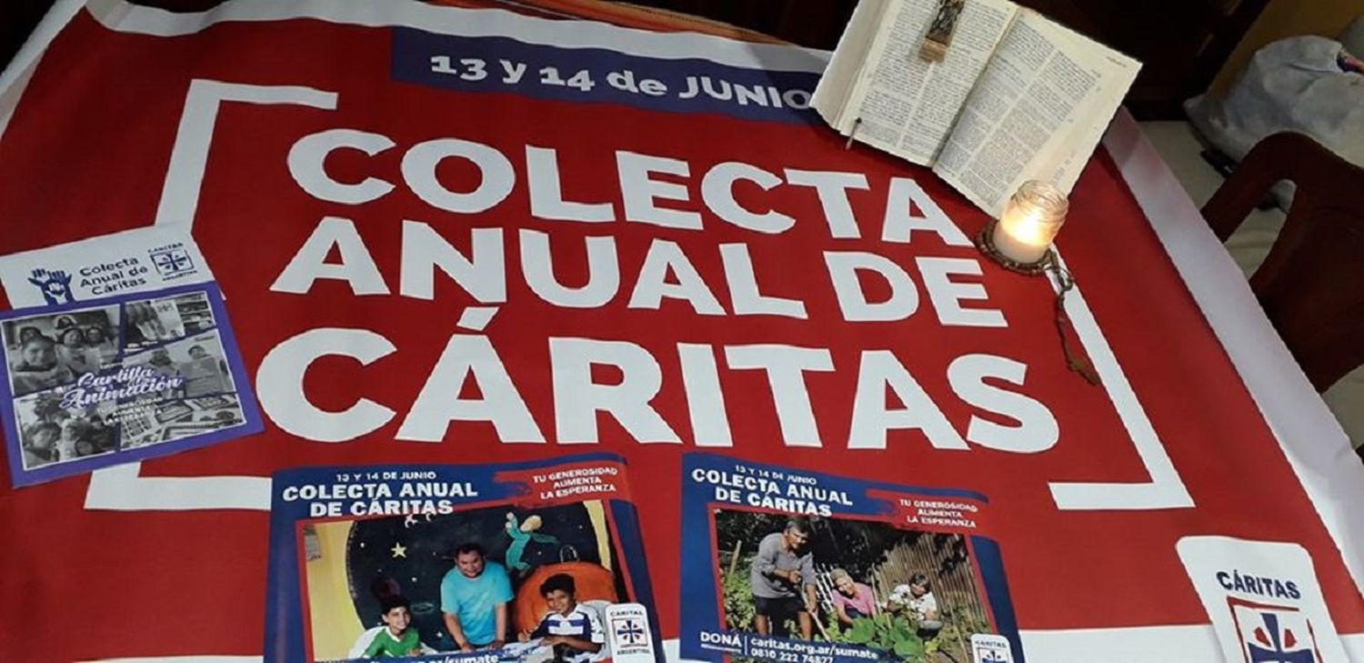 Para la Colecta Anual de Cáritas colocarán alcancías en las parroquias
