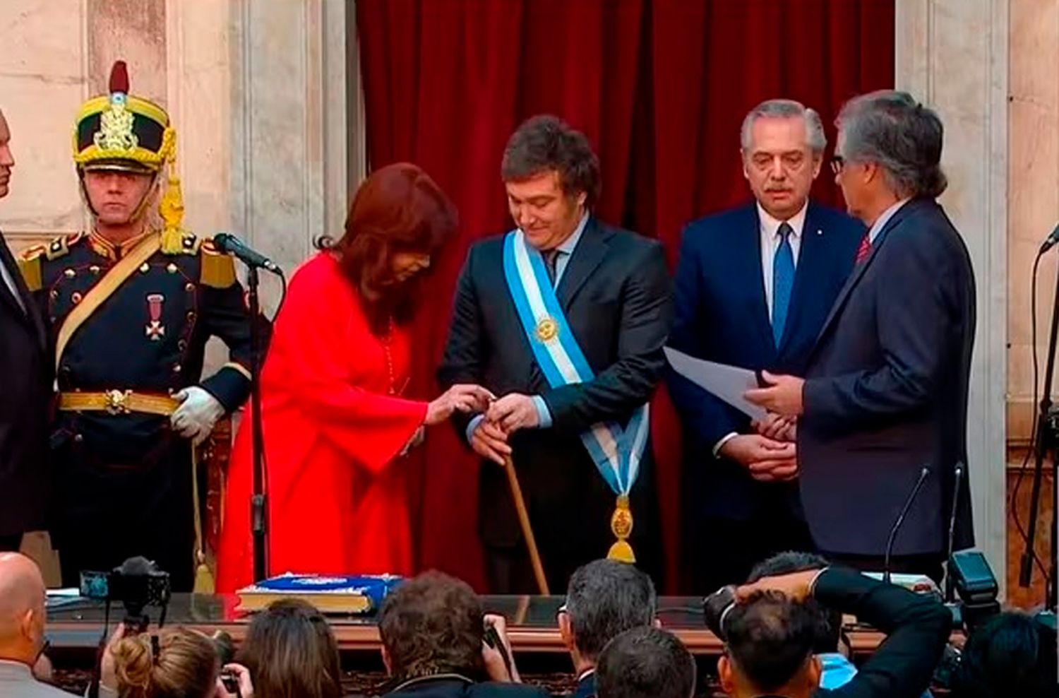 A qué se debió la sonrisa cómplice entre Cristina Kirchner y Javier Milei