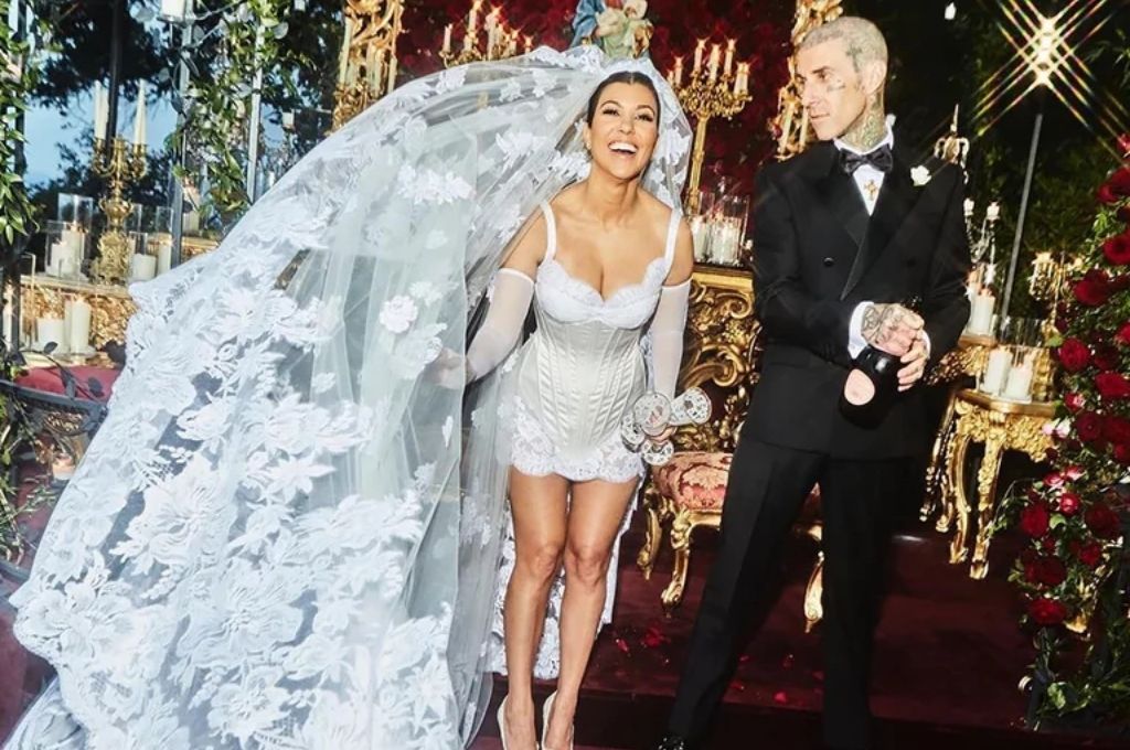 La lujosa boda en Italia de Kourtney Kardashian y Travis Barker