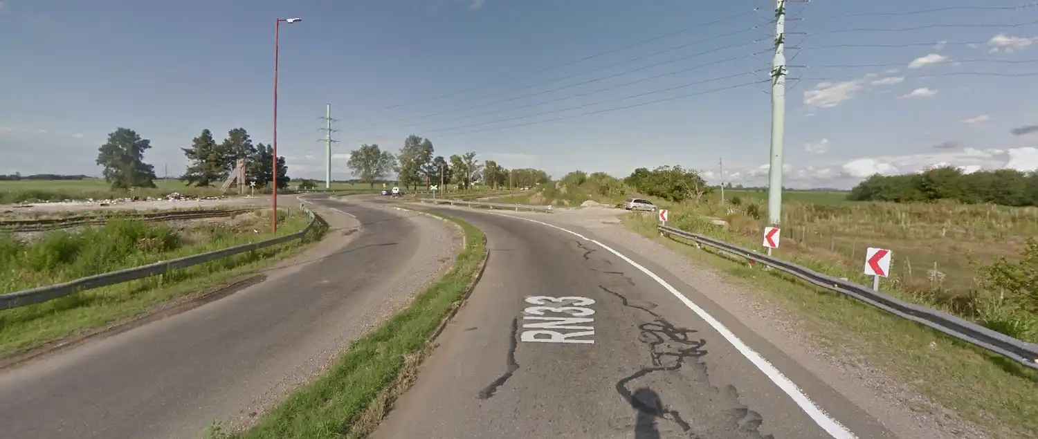 Pidieron intervenir “de carácter urgente” la curva más peligrosa de la Ruta 33