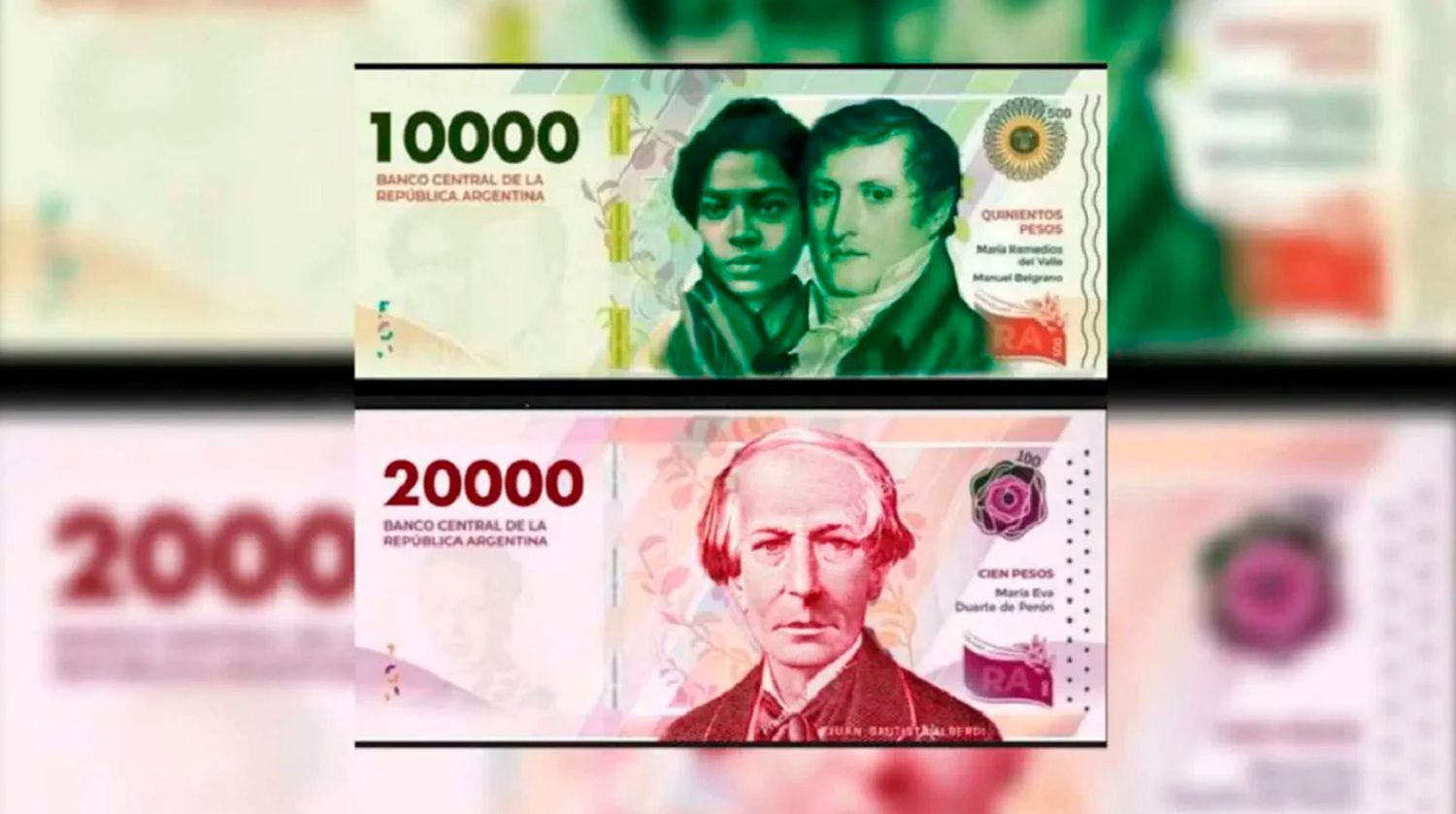 Manuel Belgrano y de María Remedios del Valle son las imágenes que aparecen el nuevo billete